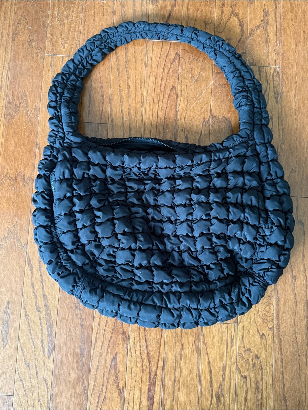 COS Oversized Black Quilted Bag